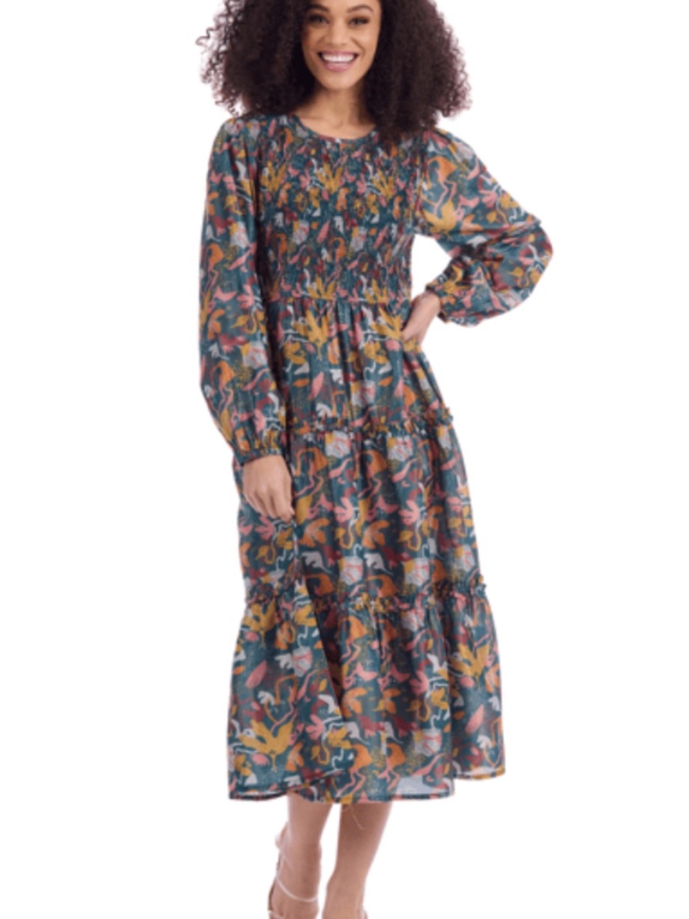Mud Pie Shaffer Maxi Dress Small